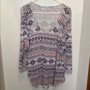 Maurices Plus Size 3/4 length sleeve shirt